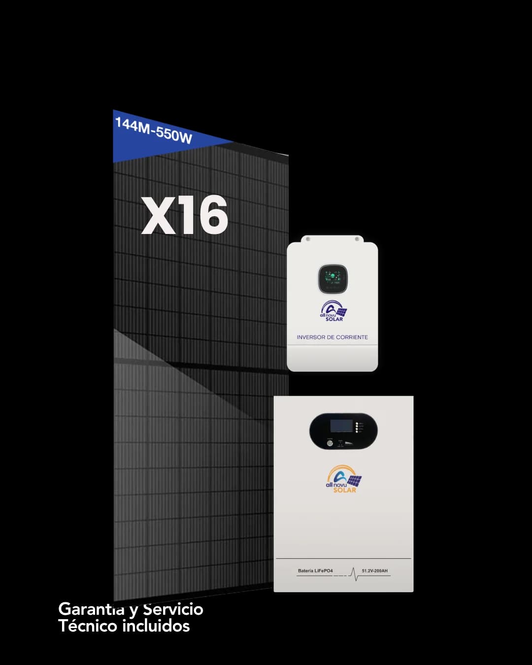 KIT SOLAR 10 KW ALL NOVU