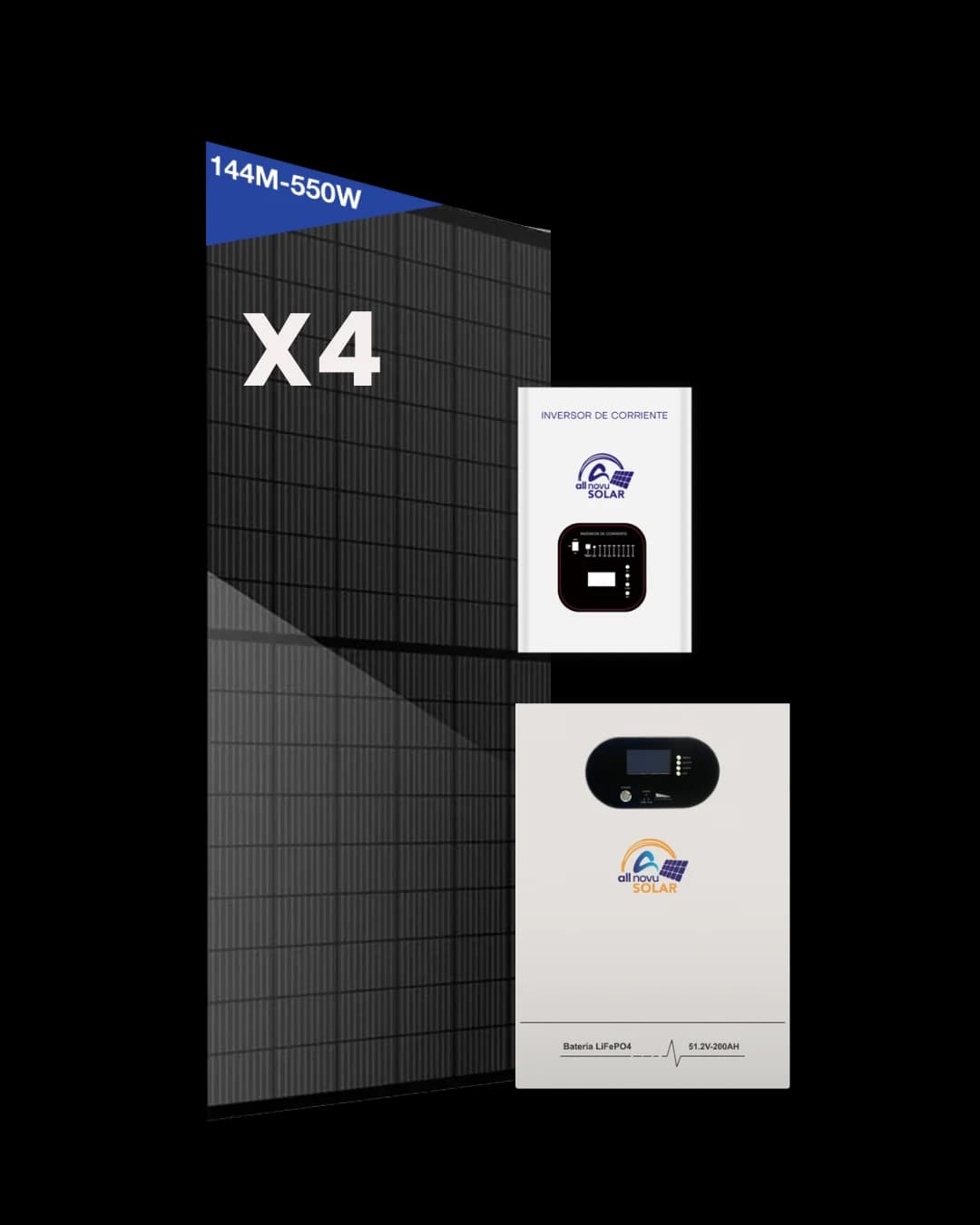 KIT SOLAR 3 KW ALL NOVU