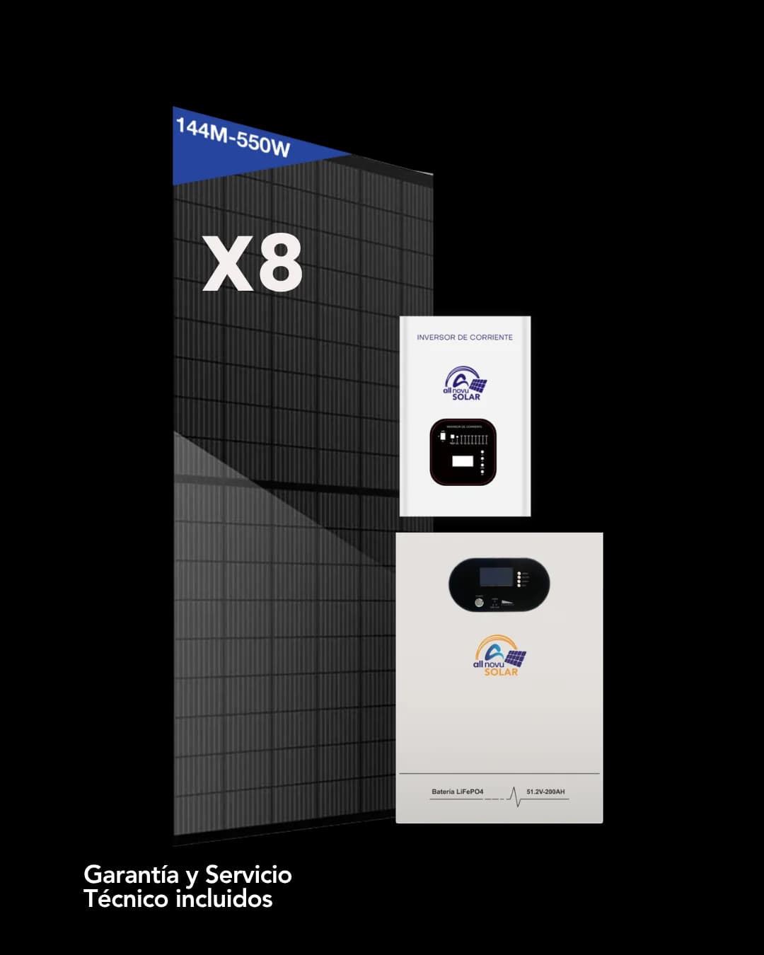 KIT SOLAR 5 KW ALL NOVU