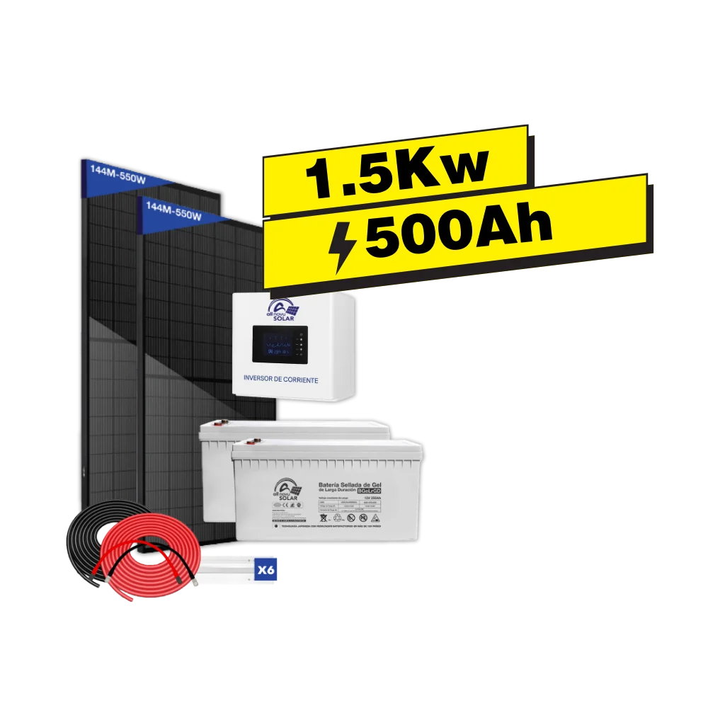 KIT SOLAR ALL NOVU 1.5 KW 500Ah