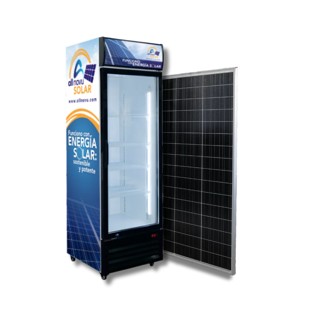 Exhibidora Vertical Solar 12.5 Cuft All Novu